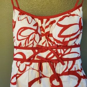 BCX Red and White Dress - Juniors Size 7